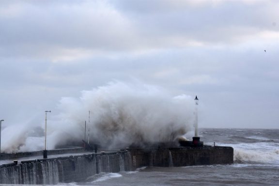 Storm Éowyn, Bridlington, East Yorkshire UK