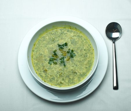 Kale and carrot soup