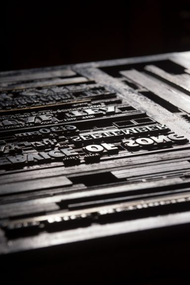 Compositors tray 