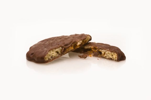Ginger and chocolate biscuits 