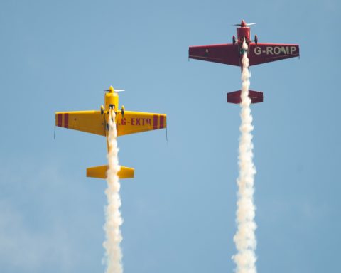 British aerobatic team in action