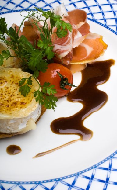 Roast Goats cheese and Prosciutto crudo