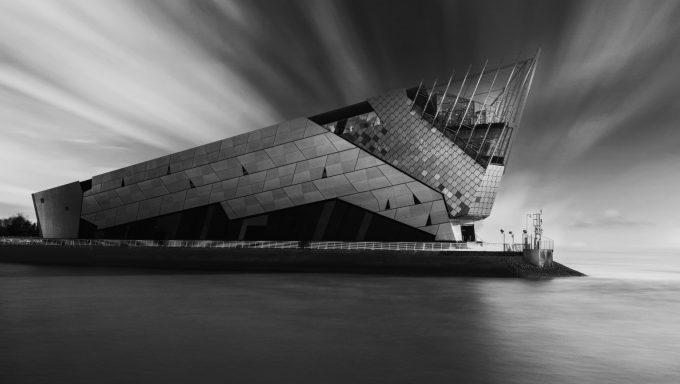 Long exposure of The "Deep" Aquarium in Hull