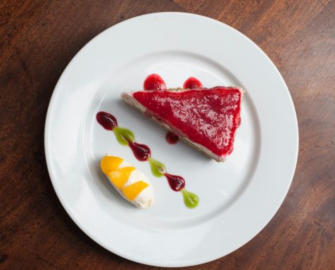 Raspberry cheesecake