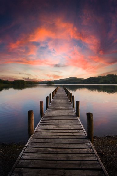 Sunset Coniston Water Sunset Coniston Water